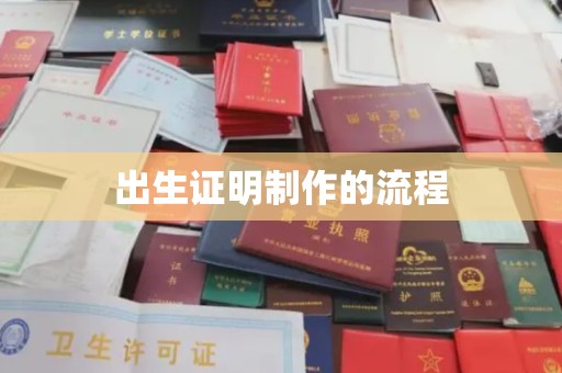 益阳出生证明制作的流程